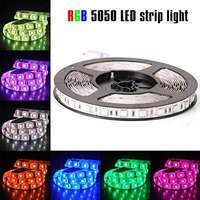  Színes RGB LED szalag távirányítóval 5050 SMD, 60 LED/m, 5 méter - LED szalag szett