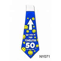  Nyakkendő NY071 Így néz ki egy tökéletes 50-es - Tréfás Nyakkendő