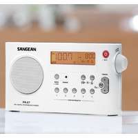 Sangean Sangean PR-D7PACKAGE W hordozható szintézeres AM/FM táskarádió (fehér)