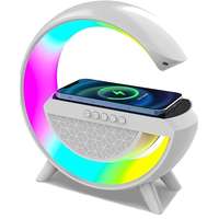  4 az 1-ben Bluetooth hangszóró, Vezeték nélküli telefontöltő, RGB LED lámpa, FM Rádió USB/TF/AUX/...
