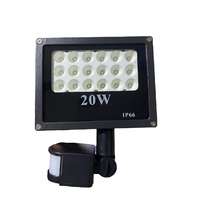  20W SMD LED PIR mozgásérzékelős Speciális reflektor fényvető hideg fehér SLIM Kültéri spotlámpa I...
