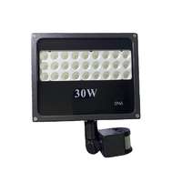  30W SMD LED PIR mozgásérzékelős Speciális reflektor fényvető hideg fehér SLIM Kültéri spotlámpa I...