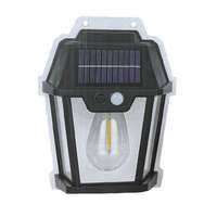  Vezeték nélküli Napelemes Meleg fehér LED lámpa kerti lámpa fény és mozgásérzékelős - HW999-1W...