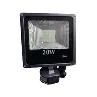  20W SMD LED mozgásérzékelős reflektor fényvető hideg fehér SLIM Szabadtéri spotlámpa IP66