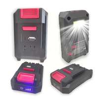  9000 mAh Újratölthatő Akkumulátor beépített világítással, Powerbank, 42mm, USB-2.1, USB-C - W8102...