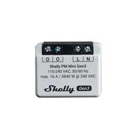 Shelly Shelly PLUS PM Mini Gen3, WiFi + Bluetooth modul, fogyasztásméréssel