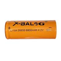  Akkumulátor Li-ion 26650 8800 mAh 4,2V - X-Balog narancs