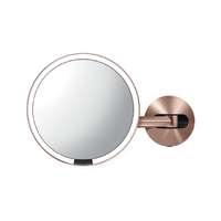 SimpleHuman simplehuman ST3021 20cm-es szenzoros fürdőszobai tükör 5x nagyítással (fix betáp 100-240V)