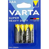  Elem Varta Super Heavy duty féltartós elem AAA 1,5V micro ceruzaelem 4db