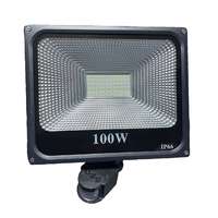 100W SMD LED mozgásérzékelős reflektor fényvető hideg fehér SLIM Szabadtéri spotlámpa IP66