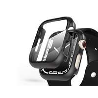  Apple Watch 7/Series 8 (41 mm) védőtok beépített edzett üveggel - DEFENSE 360 - fekete (ECO csoma...