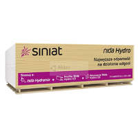 Siniat SINIAT Hydro PLUS speciális gipszkarton 1200*2000*12,5mm Typ H2