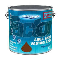 Factor FACTOR Aqua Akril vastaglazúr - teak XTR 2,5 l