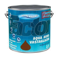 Factor FACTOR Aqua Akril vastaglazúr - aranytölgy XTR 2,5 l