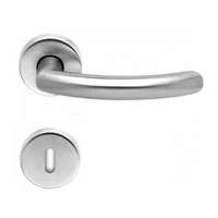 HBZ CUBA rozsdamentes inox rozettás beltéri kilincs BB zár