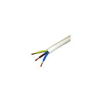 Műanyagköpenyű kábel H05VV-F 3*1,5mm2 300V/U0 500V fehér