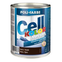 Poli-Farbe POLI-FARBE Cellkolor Aqua selyemfényű zománcfesték barna 1l