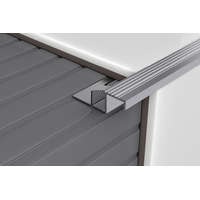 Profilplast Beépíthető szögletes lépcsőélvédő matt olíva 8mm/2,5m