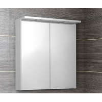 Sapho SAPHO Aqualine Kawa tükrösszekrény, LED világítással 60*70*24cm - fehér