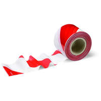 Schuller SCHULLER Street Tape 70mm*200m jelölő- és korlátszalag, LDPE - piros/fehér