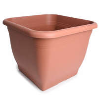 23 cm Top szögletes virágcserép - terra