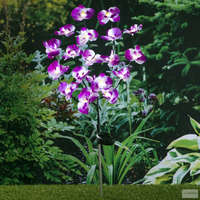 HI HI LED-es napelemes orchideás kerti lámpa 75 cm