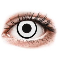 Maxvue Vision ColourVUE Crazy Lens White Zombie - dioptriával (2 db lencse)