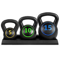 Timeless Sport 3 db-os kettlebell szett - 2.3/4.5/6.7 kg (5/10/15 lbs)