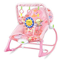 Timeless Home Rezgő, zenélő pihenőszék 18kg-ig, rózsaszín