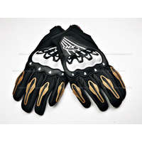 HX RACING kesztyű fekete - fehér XL méret