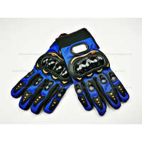 Kesztyű kék protektoros M-es méret