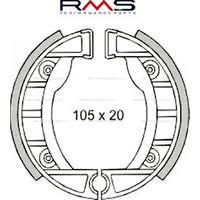Fékpofa 105X20 APRILIA / PIAGGIO SI RMS 0200