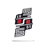 SIMSON MATRICA DEKNIRE S51B /PIROS/ PÁR