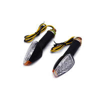 UNIVERZÁLIS VILLOGÓ KPL. FEHÉR BÚRÁVAL /PÁR/ LEDES /E JELES/ /INDEX/