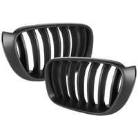 BMW X3 F25 X4 F26 14-17 fényszóró (vese) bal + jobb szett. FEKETE MATT