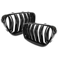 BMW 5 F10 / F11 10-17 fényszóró (vese) bal + jobb szett. FEKETE FÉNYES