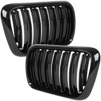 BMW 3 E36 96-00 fényszóró (vese) bal + jobb szett. FEKETE FÉNYES