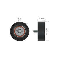 Feszítőgörgő, hosszbordás szíj SSANGYONG ACTYON SPORTS II, KORANDO, REXTON W, RODIUS II 2.0D 11.10- 67120-01110