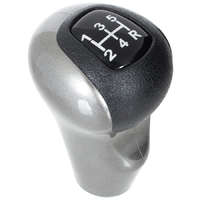 Honda Civic VIII 2005- sebességváltó gomb SZÜRKE-FEKETE 5 SEBESSÉGES BURKOLAT FEKETE