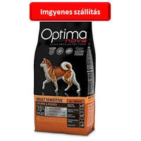 Visan Visán Optimanova Dog Adult Sensitive Salmon&Potato kutyatáp 12 kg , Ingyenes szállítás