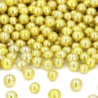 CakeMasters szórócukor, cukorgyöngy – Arany gyöngy – 7mm