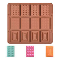  12 részes szilikon mini táblás csokoládé – Spirál