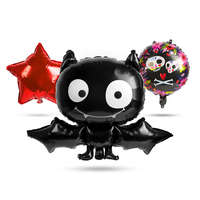 5 darabos fólia lufi szett – Halloween – Denevér