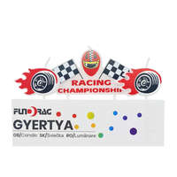  Torta gyertya, születésnapi gyertya – Forma 1 autó versenyző RACING CHAMPIONSHIP