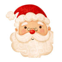 10 darabos karácsonyi mintás papír szalvéta – Télapó, Mikulás