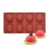 8 részes szilikon forma – Félgömb