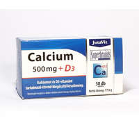 Jutavit JutaVit Calcium 500mg+D3 tabletta 50db