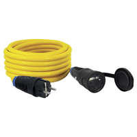 Commel Hosszabbító kábel, ipari"schuko" dugaljjal és konnektorral 16 A 250 V ~ 3500 W IP44, 5m