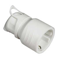 Commel Commel földelt dugalj hátsó kivezetésű, schuko 16 A 250 V ~, fehér