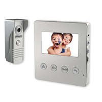 Commel Commel kaputelefon szett video 4.3” színes LCD monitorral IP44 fémházas kamerával.